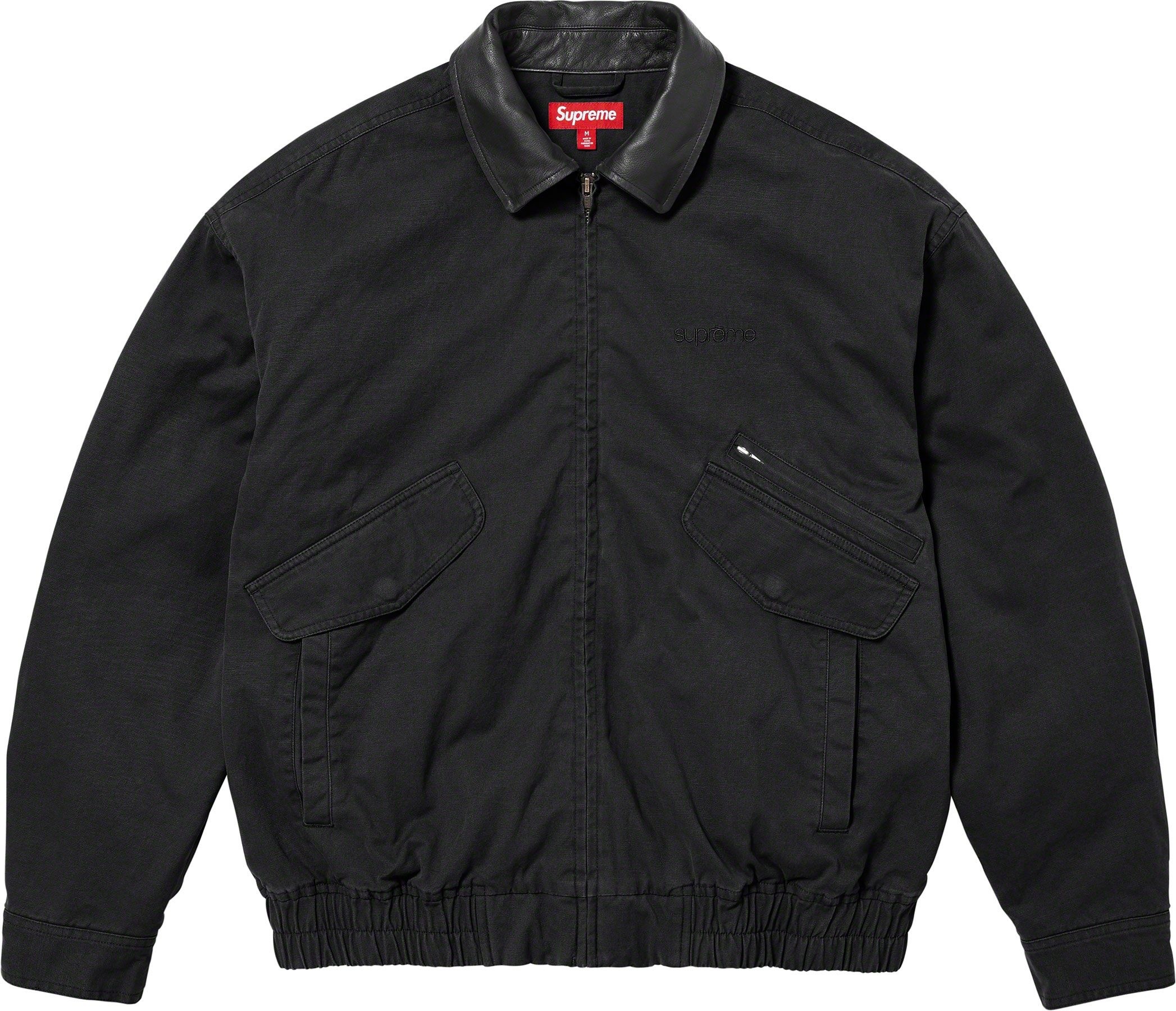 Leather Collar Utility Jacket view 4